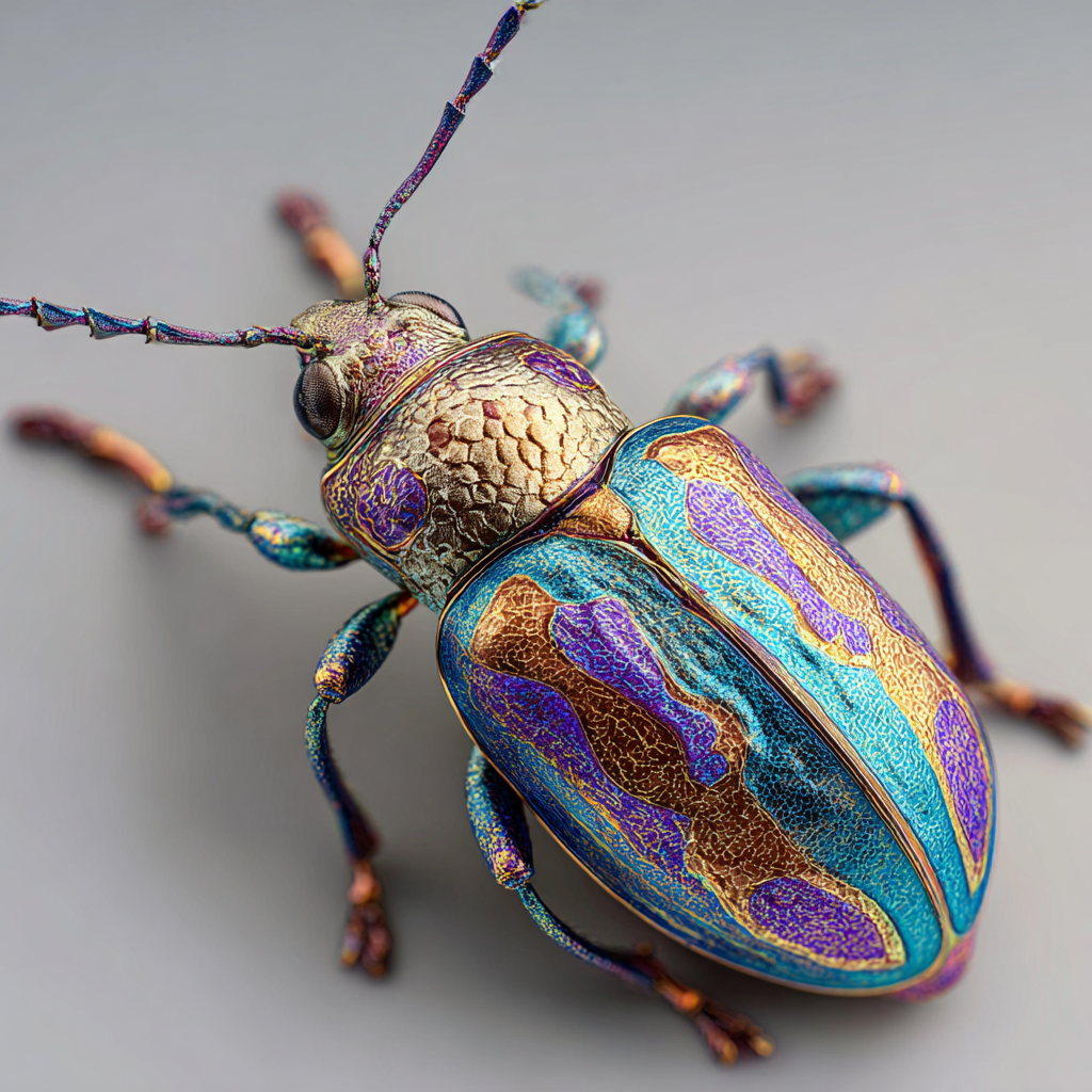 KI generiertes Bild Hyper-realistic illustration eines Käfers